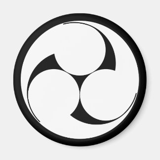 左三つ巴(素描き) MAGNEET
