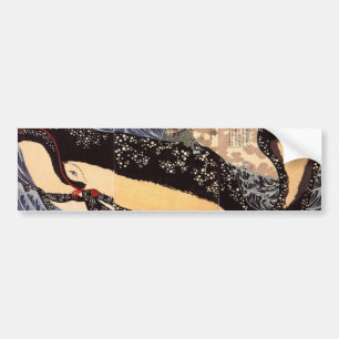 巨 鯨, 国 Big Whale, Kuniyoshi, Ukiyoe Bumpersticker