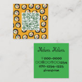 巻き寿司 VIERKANTE VISITEKAARTJE (Voorkant / Achterkant)