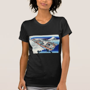 常 州 掘, 北 斎 Uitzicht Mt. Fuji uit Ushibori, Hokusai T-shirt