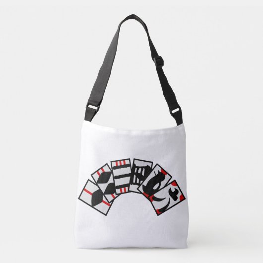 手本引き札３ CROSSBODY TAS (Voorkant)