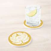 抱 き の 葉 に 菊 ZANDSTEEN ONDERZETTER (Zijkant)