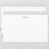 文字　カスタマイズ　野ばら　グレー    (Voorkant / Achterkant)