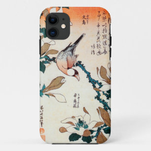 文 鳥 コ シ, 北 Sparrow, Kobushi Hokusai iPhone 11 Hoesje