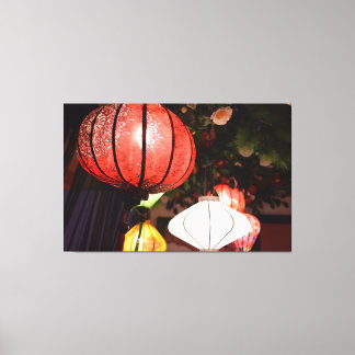 日本のランタン CANVAS AFDRUK