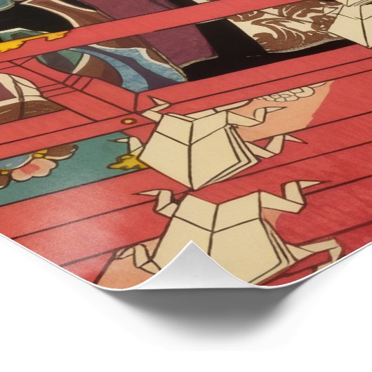 日本の伝統貴族、江戸時代の様式錦絵 PERFECT POSTER (Hoek)