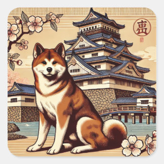 日本の象徴 VIERKANTE STICKER