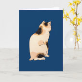 日本猫, 国芳 Japanse Kat, Kuniyoshi, ukiyo-E Kaart (Gele Bloem)