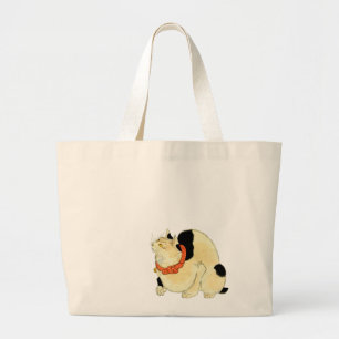 日 本 猫, 国 Japanse kat, Kuniyoshi, Ukiyo-e Grote Tote Bag