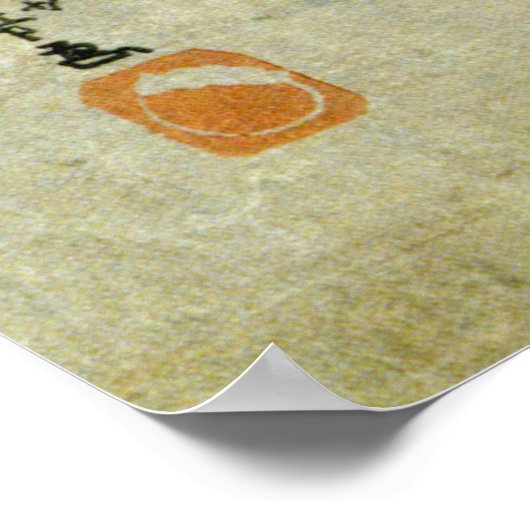 日 本 猫, 国 Japanse kat, Kuniyoshi, Ukiyo-e Poster (Hoek)