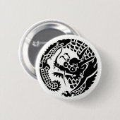 日 蓮 龍 の 丸 RONDE BUTTON 5,7 CM (Voorkant /achterkant)