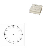 時計 RUBBERSTEMPEL (Gestempeld)