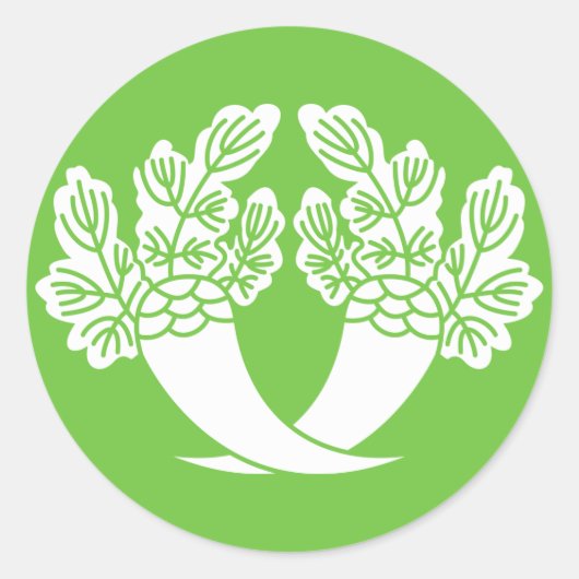 本庄大根 RONDE STICKER (Voorkant)