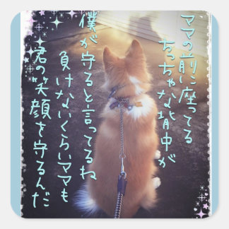 来夢ステッカー VIERKANTE STICKER