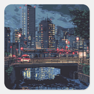 東京の夜景　ステッカー VIERKANTE STICKER