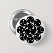 板倉巴 RONDE BUTTON 5,7 CM (Voorkant /achterkant)