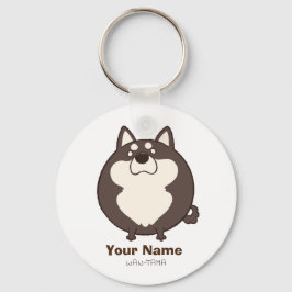 柴犬"しばたま(黒)" SLEUTELHANGER