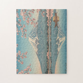 桜と富士山 Sakura and Mt.Fuji Japan Legpuzzel