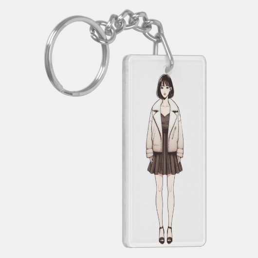 桜井 美月 sakurai mizuki) sleutelhanger (Voorkant Links)