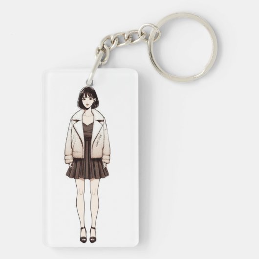 桜井 美月 sakurai mizuki) sleutelhanger (achterkant)