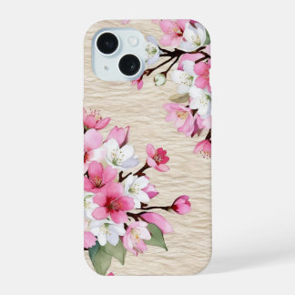 桜彩る和紙の調べ ― 和モダン花柄 iPhone 15 HOESJE