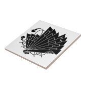 檜扇蝶 TEGELTJE (Zijkant)