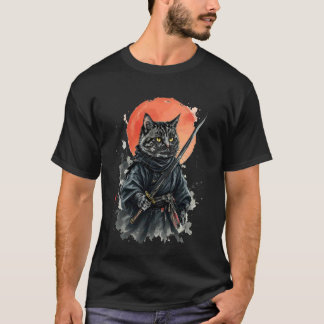 武士猫 Samurai Cat T-shirt