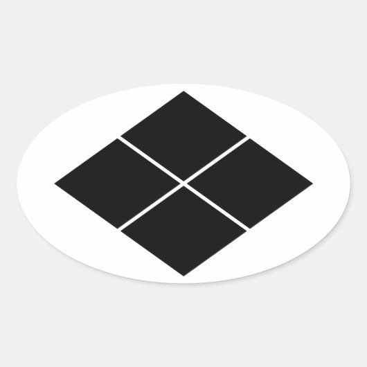 武田菱 OVALE STICKER (Voorkant)