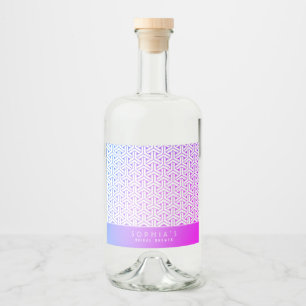 毘沙門亀甲 Japans KIMONO trouwbier&Likeur Labels Likeurfles Etiket