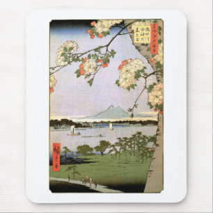 江 の 桜, 広 Cherry Blossom of Edo, Hiroshige Muismat