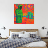 沈黙の証人 CANVAS AFDRUK (Insitu (Slaapkamer))