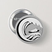 波乗りアザラシ RONDE BUTTON 5,7 CM (Voorkant /achterkant)