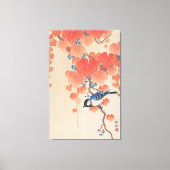 浮世絵キャンバス ukiyoe 小原古邨 「桐に四十雀」 キャンバスプリント canvas afdruk (Voorkant)