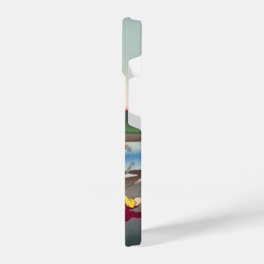 浮世絵 ukiyoe 月岡芳年 「芳年武者无類 畠山庄司重忠」iPhone 14ケース iPhone Hoesje (Linkerkant)