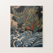 海 龍, 国, Zee Dragon, Kuniyoshi, Ukiyo-e Legpuzzel (Verticaal)