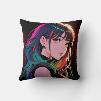 煌霞の少女【Radiant Haze Girl】 Kussen