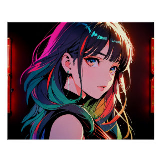 煌霞の少女【Radiant Haze Girl】  Perfect Poster