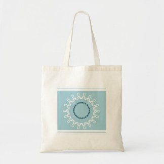 爽やかマリンカラーのレースデザイントートバッグ TOTE BAG