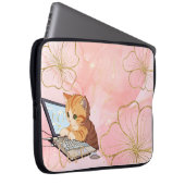 猫のラップトップケース LAPTOP SLEEVE (Voorkant Rechts)