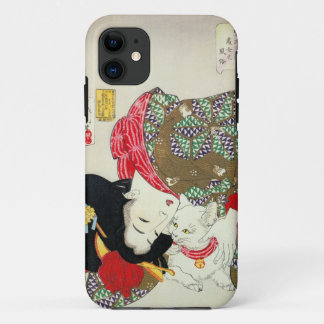 猫 が き, 芳 I Love Cats, Yoshitoshi, Ukiyo-e iPhone 11 Hoesje