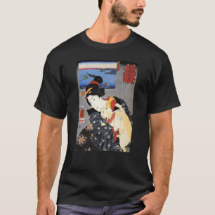 猫 と 女, 国 芳 Cat and Woman, Kuniyoshi, Ukiyoe T-shirt