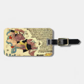 猫 役, 国 Actoren 芳 Kuniyoshi, Ukiyo-e Bagagelabel (Voorkant horizontaal)