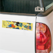 猫 曲 師, 国 芳 Acrobaat van de Katten, Kuniyoshi, Ukiy Bumpersticker (Op Truck)