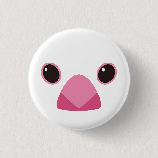 白文鳥-Java sparrow(white) Ronde Button 3,2 Cm (Voorkant)
