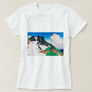 白 馬 岳 Asahi Peak Seen uit Mt. Hakuba, Hasui T-shirt