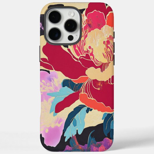 百花繚乱 Reimagined Case-Mate iPhone Case (Achterkant)