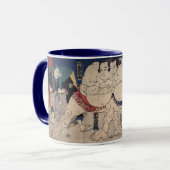 相 撲, 国 Sumo Wrestling, Kuniyoshi, Ukiyo-e Mok (Voorkant links)