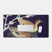 真 鴨, Canards Mallard, Hasui Kawase, Coupe de bois (Clavier et souris)