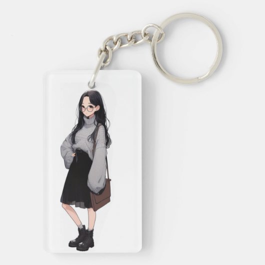 石川 美桜 (Ishikawa mio) Sleutelhanger (achterkant)