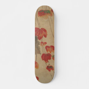 秋 蔦, 乾 Autumn Ivy, Kenzan, Japan Art Skateboard